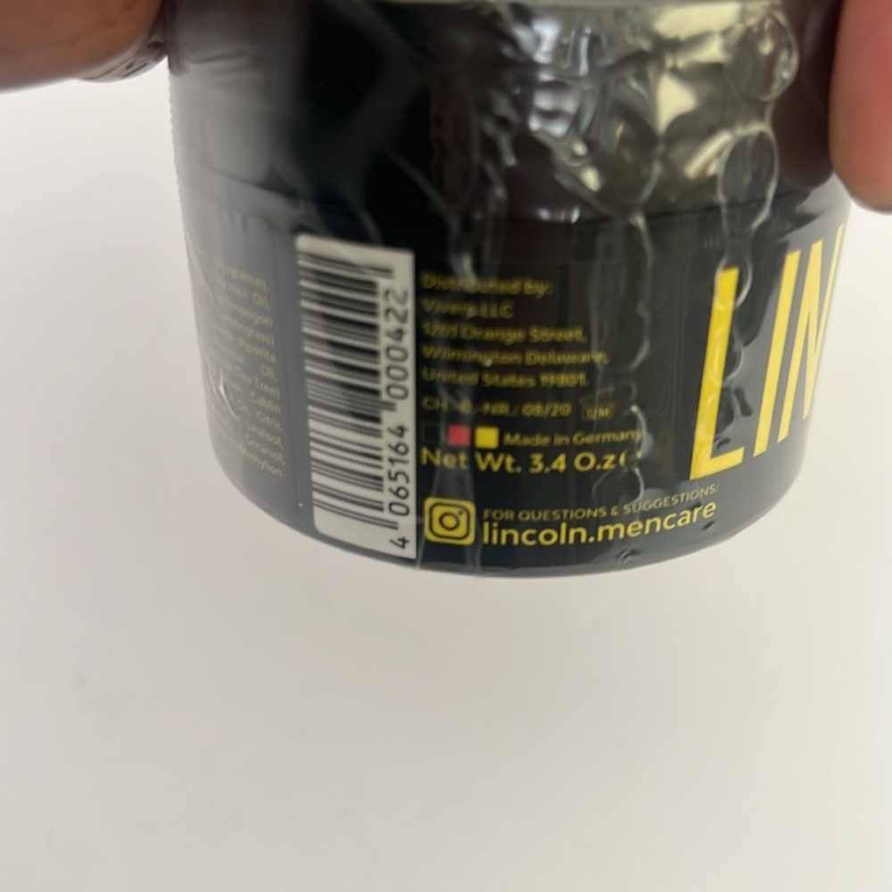 Hair Pomade For Men Lincoln Natural Hair Putty - Picture 6 of 8